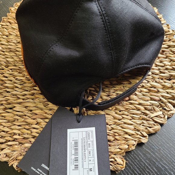 NWT ZEGNA Techmerino Wool Baseball Cap / Size Medium Made in Italy - Picture 5 of 7